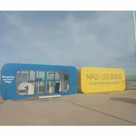 Escale A Malo Dunkerque, Capacite 2 Personnes, Digue De Mer, Aquae Mare